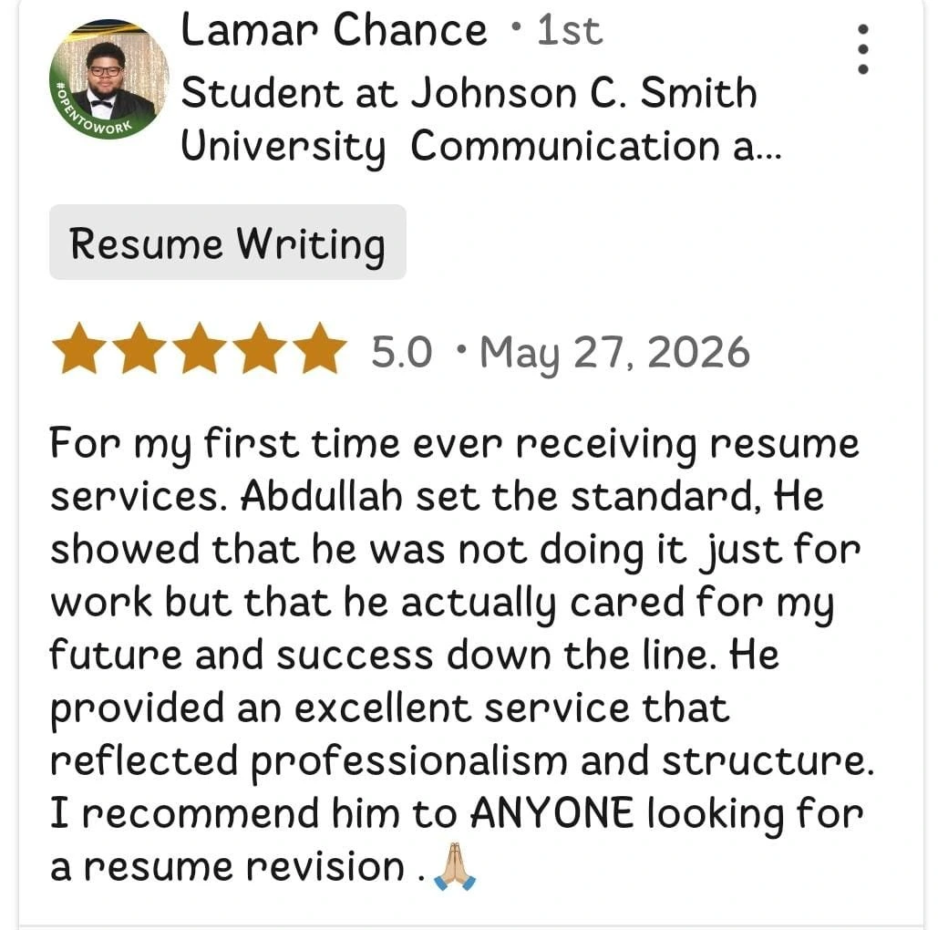 Client review screenshot