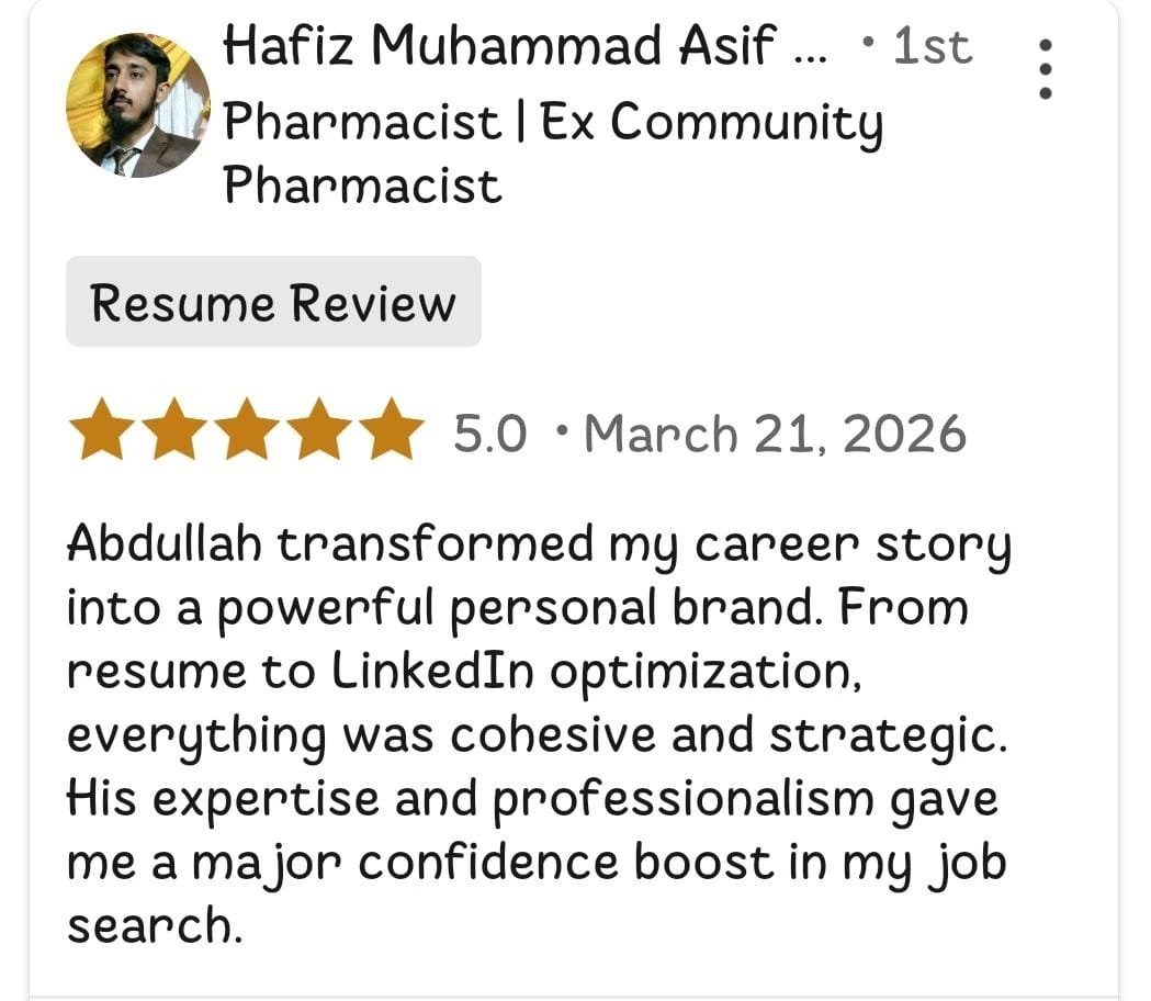 Client review screenshot